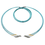 [TCM-BLCLC6M3-02] Tconnect Plenum Breakout 6 Fiber LC-LC Multimode 50/125μm (OM3) 2m